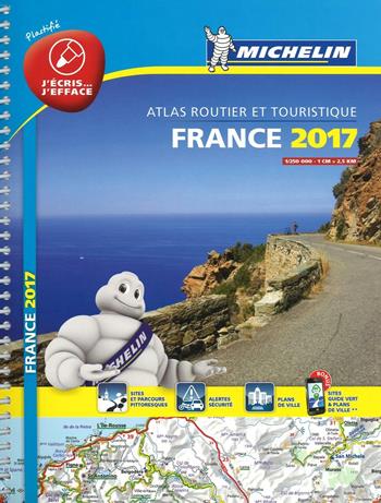Francia. Atlante stradale e turistico. Ediz. francese  - Libro Michelin Éditions 2016 | Libraccio.it