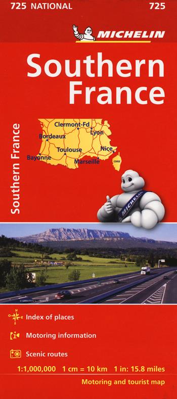 Francia del sud 1:1.000.000  - Libro Michelin Italiana 2019, Carte nazionali | Libraccio.it