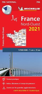 France Nord-Ouest 1:500.000  - Libro Michelin Italiana 2021 | Libraccio.it