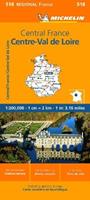 Central France-Centre Val de Loire  - Libro Michelin Éditions 2023, Carte regionali | Libraccio.it
