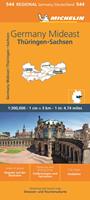 Germania centro est. 1:300.000  - Libro Michelin Éditions 2023, Carte regionali | Libraccio.it