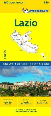 Lazio  - Libro Michelin Italiana 2023, Carte locali | Libraccio.it