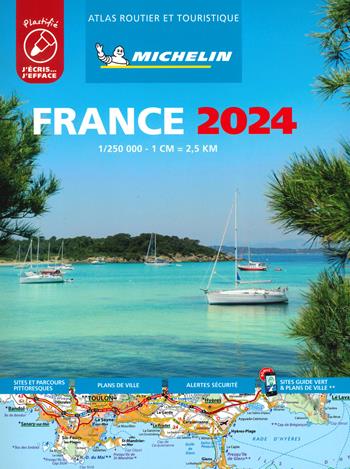 France. Atlas routier et touristique 2024. Ediz. plastificata  - Libro Michelin Éditions 2023 | Libraccio.it