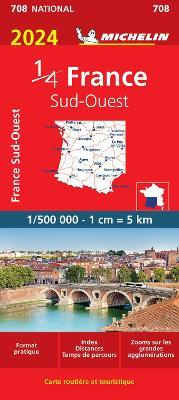 France Sud-Ouest 1:500.000  - Libro Michelin Éditions 2023, Carte nazionali | Libraccio.it
