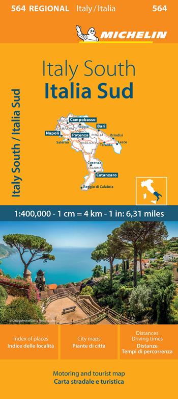 Italy South-Italia Sud 1:400.000  - Libro Michelin Éditions 2024, Carte regionali | Libraccio.it