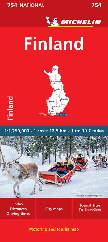 Finlandia 1:1.250.000  - Libro Michelin Éditions 2024, Carte nazionali | Libraccio.it