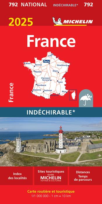 France 2025. Indéchirable  - Libro Michelin Éditions 2024, Carte nazionali | Libraccio.it