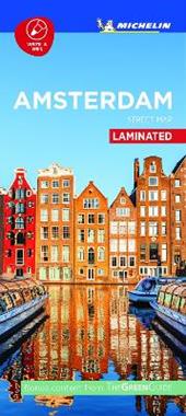 Pianta di Amsterdam. Carta plastificata