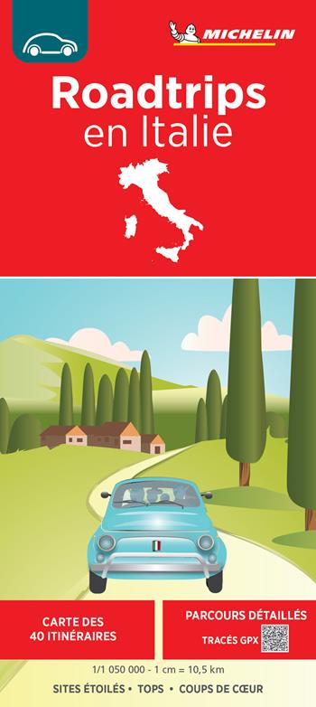 Roadtrips en Italie  - Libro Michelin Éditions 2025, Carte regionali | Libraccio.it