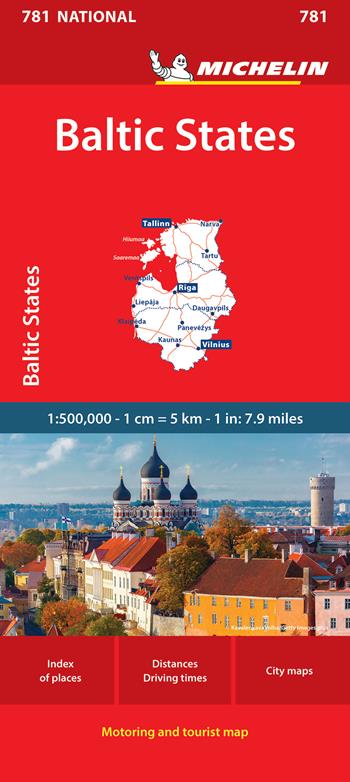 Baltic States. 1:500.000  - Libro Michelin Éditions 2025, Carte nazionali | Libraccio.it