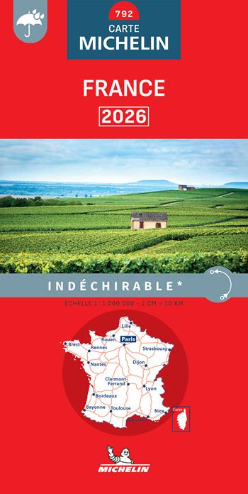 France 2026. Indéchirable  - Libro Michelin Éditions 2025, Carte nazionali | Libraccio.it