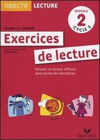 Exercices de lecture. Niveau 2 cycle 3. Fichier avec corrigés. - Jean-Claude Landier, Irene Adami - Libro Hatier 2010 | Libraccio.it