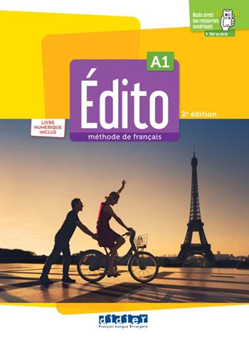 Edito. Méthode de français. Niveau A1. Livre numérique, Code numérique. Per le Scuole superiori. - Caroline Sperandio, Violette Petitmengin, Serguei Opatski - Libro Didier 2022 | Libraccio.it