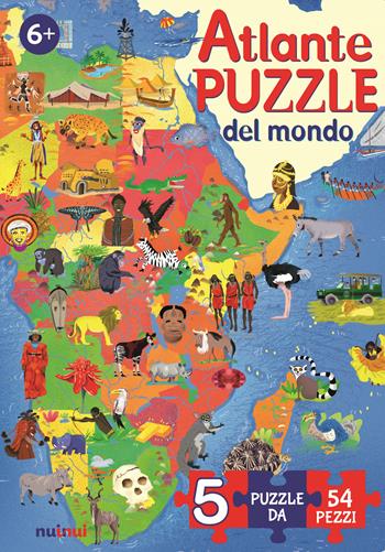 Atlante puzzle del mondo. Ediz. a colori - Enrico Lavagno - Libro Nuinui 2022 | Libraccio.it