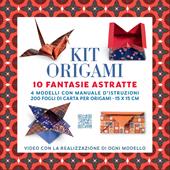 Kit origami. 10 fantasie astratte. Strappa e piega XXL. Ediz. a colori. Con QR per tutorial per realizzare 4 modelli. Con 200 fogli di carta origami