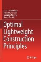 Optimal Lightweight Construction Principles - Federico Maria Ballo, Massimiliano Gobbi, Giampiero Mastinu - Libro Springer Nature Switzerland AG | Libraccio.it