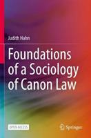 Foundations of a Sociology of Canon Law - Judith Hahn - Libro Springer | Libraccio.it