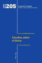 Estudios sobre el léxico