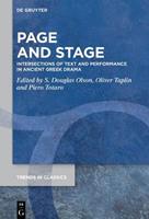 Page and Stage  - Libro De Gruyter, Trends in Classics - Supplementary Volumes | Libraccio.it