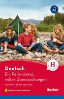 Ein Feriencamp voller Überraschungen. Lektüre für Jugendliche. Niveaustufe A1. Con File audio per il download - Annette Weber - Libro Hueber 2018 | Libraccio.it