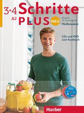 Schritte plus Neu. Medienpaket. CDs und DVD zum Kursbuch. Vol. 3-4: A2.