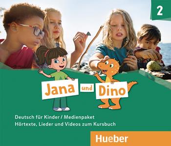 Jana und Dino. Deutsch für Kinder. Medienpaket. Per la Scuola elementare. Con CD-Audio. Con DVD-ROM. Vol. 2 - Manuela Georgiakaki, Michael Priesteroth - Libro Hueber 2020 | Libraccio.it