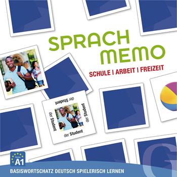 Sprachmemo. Basiswortschatz Deutsch spielerisch lernen. Schule, Arbeit, Freizeit. 108 Karten  - Libro Hueber 2018 | Libraccio.it