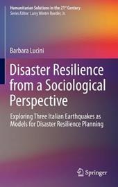 Disaster Resilience from a Sociological Perspective