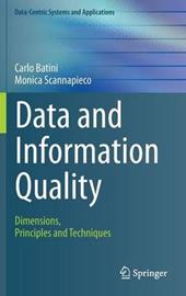 Data and Information Quality