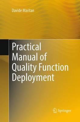 Practical Manual of Quality Function Deployment - Davide Maritan - Libro Springer International Publishing AG | Libraccio.it