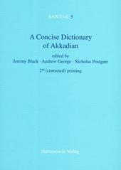 A Concise Dictionary of Akkadian