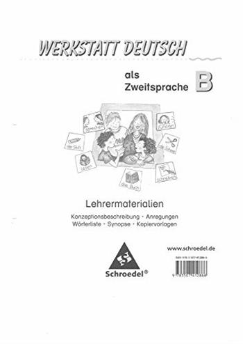 Werkstatt Deutsch als zweitspache. Per la Scuola elementare. Vol. 2: Lehrerhandbuch. - Simone Kehbel - Libro Schroedel Verlag 2010 | Libraccio.it