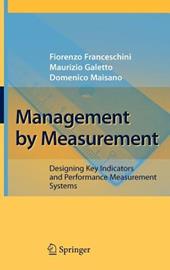 Management by Measurement