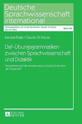 DaF-Uebungsgrammatiken zwischen Sprachwissenschaft und Didaktik