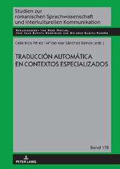 Traducción automática en contextos especializados