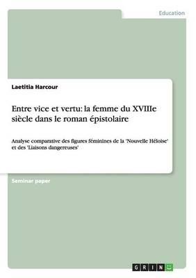 Entre vice et vertu - Laetitia Harcour - Libro Grin Publishing | Libraccio.it