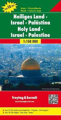 Israele-Palestina 1:150.000  - Libro Freytag & Berndt 2015, Auto karte | Libraccio.it