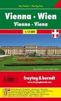 Vienna 1:15 000  - Libro Freytag & Berndt 2015, Small city map | Libraccio.it
