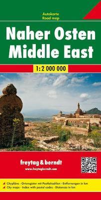 Medio Oriente 1:2.000.000  - Libro Freytag & Berndt 2012, Auto karte | Libraccio.it