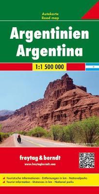 Argentina 1:1.500.000  - Libro Freytag & Berndt 2015, Auto karte | Libraccio.it