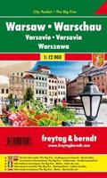 Warschau 1:12.000. Nuova ediz.  - Libro Freytag & Berndt 2017, Small city map | Libraccio.it