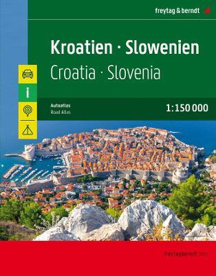 Kroatien Slowenien 1:150.000  - Libro Freytag & Berndt 2021 | Libraccio.it