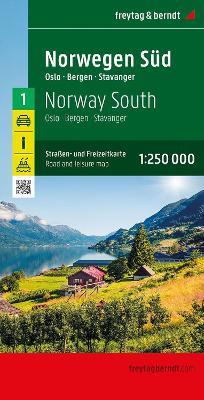 NORVEGIA SUD OSLO BERGEN STAVA n.e  - Libro Freytag & Berndt 2023, Auto karte | Libraccio.it