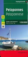 Peloponne 1:150.000. Nuova ediz.  - Libro Freytag & Berndt 2022, Auto karte | Libraccio.it