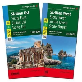 Sicilia set 1:150 000  - Libro Freytag & Berndt 2023 | Libraccio.it