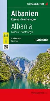 Albania-Kosovo-Montenegro 1:400 000