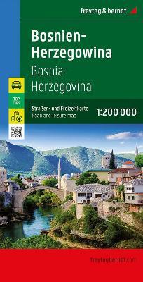Bosnia Erzegovina 1:200 000  - Libro Freytag & Berndt 2023, Auto karte | Libraccio.it