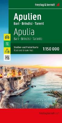 Puglia. Bari 1:150.000  - Libro Freytag & Berndt 2023, Auto karte | Libraccio.it