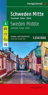 Svezia centro 1:250.000. Ediz. tedesca