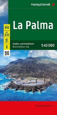 La Palma 1:40.000  - Libro Freytag & Berndt 2024, Auto karte | Libraccio.it